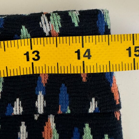 Maeve Debra Knit Faux Wrap Lined Navy Pencil Skirt | Anthropologie EUC Size 4 - Picture 8 of 10